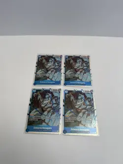 Edward Newgate SR Op13-042 Playset ×4 One Piece TCG Carrying On His Will English - Image 1
