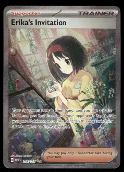 Pokemon Cards Erika's Invitation 203/165 151 Special Illustration Rare NM - Image 1