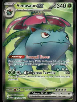 Pokemon Cards Venusaur ex 182/165 151 Ultra Rare NM - Image 1