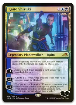 Kaito Shizuki #226 (Foil) (NM) Kamigawa Neon Dynasty NEO Magic MTG - Image 1