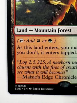 Stomping Ground EOE #258 Edge of Eternities RG Shock Dual Land MTG Mod Pio EDH - Image 5