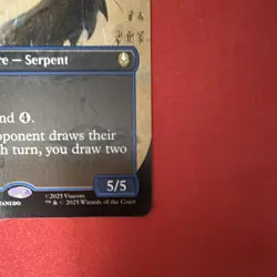 Magic: The Gathering The Unagi of Kyoshi Island Rare Legendary Serpent 5/5 Avat… - Image 2