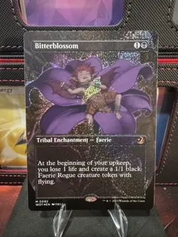 Bitterblossom (Confetti Foil) Wilds of Eldraine: Enchanting Tales Foil - Image 1