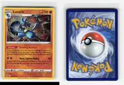LUCARIO 079/172 BRILLANT STARS HOLO RARE POKEMON TCG NM - Image 3