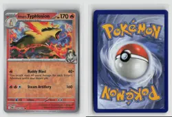 ETHAN'S TYPHLOSION 034/182 REVERSE HOLO DESTINED RIVALS POKEMON TCG NM - Image 3