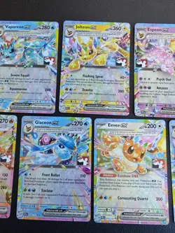 Pokemon TCG - Eevee & Eeveelutions Play Stamped Prize Pack Series 7 Full Set x9 - Image 3
