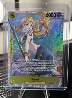Bandai One Piece Nami Extra Booster Heroines SR Holo EB03-053 Character Card - Image 1