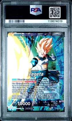 PSA 10 SSG Vegeta, Crimson Warrior P-360 PR Winner Promo Trophy Tournament Card - Image 2