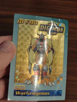 2001 Bandai Digimon TCG WarGreymon & MetalGarurumon Holo Cards ID#90 ID#91 - Image 5
