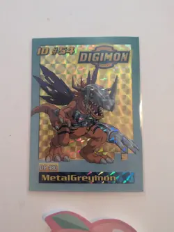 MetalGreymon ID #54 DP 480 Digimon Card Toy Exclusive Promo Bandai 1999 - Image 2