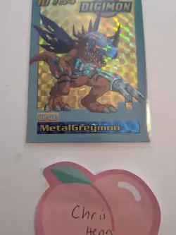 MetalGreymon ID #54 DP 480 Digimon Card Toy Exclusive Promo Bandai 1999 - Image 3