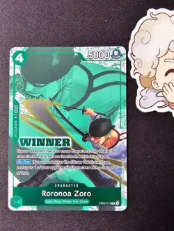 EB03-019 Roronoa Zoro - One Piece Promo Card - Winner Pack 2025 Vol. 3 Eng NM - Image 1