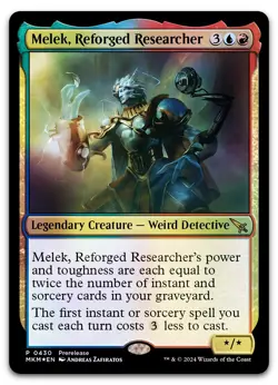 Melek, Reforged Researcher #430 (Foil) (NM) Prerelease Cards PRE Magic MTG - Image 1