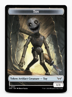 Toy Token [Duskmourn: House of Horror] Magic - MTG DSK 0007 NM - Image 3