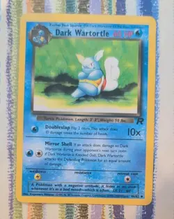 Dark Wartortle 46/82 Team Rocket Uncommon Pokemon Card - Image 1