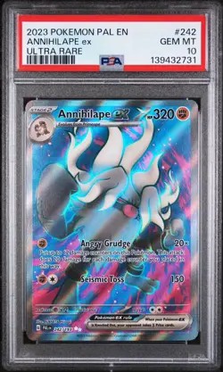 PSA 10 GEM MINT – 2023 Pokemon Paldean Evolved Annihilape ex Ultra Rare #242 - Image 1