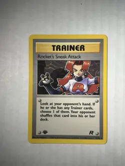 Pokemon Rockets Sneak Attack 1st Edition Team Rocket - Image 1