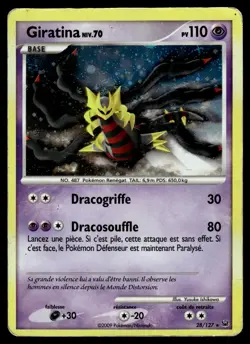 Carte POKEMON FR - Giratina 28/127 Holo Platine - Image 1