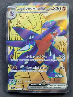 Cynthia's Garchomp ex 215/182 Ultra Rare Destined Rivals Pokemon TCG - Image 1