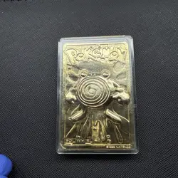 1999 Limited Edition Poliwhirl 23K Gold Plated Pokemon Trading Card - Image 1