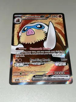 Pokemon TCG Mamoswine EX 174/159 Journey Together Ultra Rare NM/M - Image 1