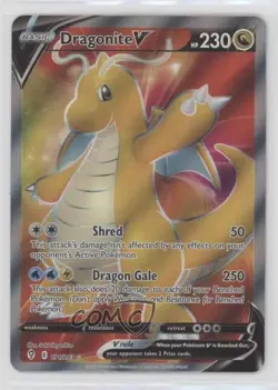Full Art - Dragonite V Pokemon Sword & Shield Evolving Skies #191 - Image 1