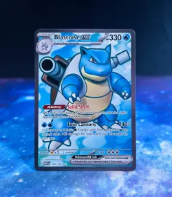 Pokemon TCG - Scarlet & Violet 151 - Blastoise EX 184/165 - Full Art Rare - NM - Image 1