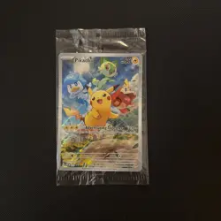 Pokemon Pikachu SVP 027 Scarlet & Violet Paldea Evolved ETB Promo Sealed - Image 1