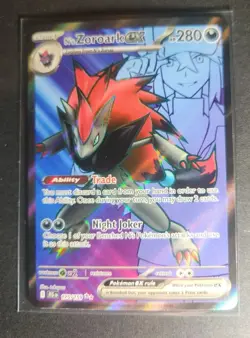N's Zoroark ex 175/159 Journey Together Full Art Holo Pokemon TCG Eng Version - Image 2