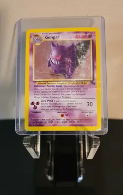 Pokemon Gengar Holo 5/62 Fossil Set Vintage WOTC 1999 Unlimited - Image 1