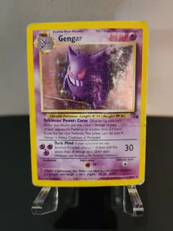 Pokemon Gengar Holo 5/62 Fossil Set Vintage WOTC 1999 Unlimited - Image 3