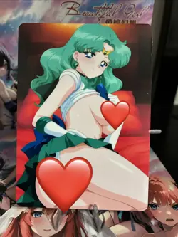 Non-Holo Beautiful Waifu Card Goddess Story CCG Anime Waifu Double Sided - Image 2