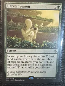 Harvest Season Amonkhet Regular Mtg Magic The Gathering - Image 1