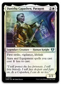 Danitha Capashen, Paragon #20 (Foil) (NM) Commander Masters CMM Magic MTG - Image 1