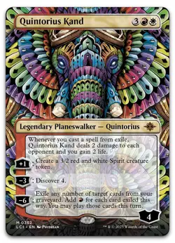 Quintorius Kand (0352) (Borderless) #352 NM Lost Caverns of Ixalan LCI Magic MTG - Image 1