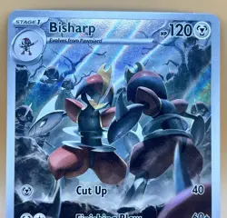 Bisharp 143/086 – Black Bolt (Illustration Rare Holo) – NM – 2025 Pokemon TCG - Image 2