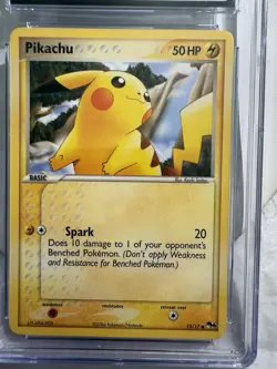 Pokemon Pikachu 13/17 Pop Series 4 Non Holo CGC 10 GEM MINT 2006 - Image 3