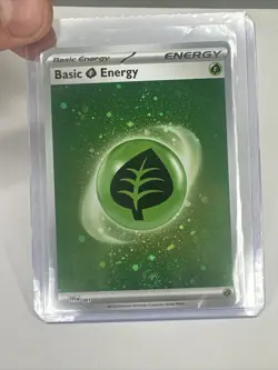 Basic Grass Energy 001 SV EN Cosmo Scarlet & Violet 151 Pokemon Holo Foil Nice! - Image 1