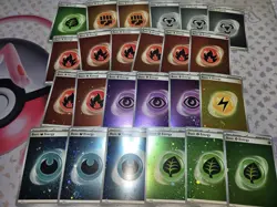 Pokemon 151 Energy Cosmos Holos NM. Lot Of 24 Cards. SWIRLS. TCG. - Image 1