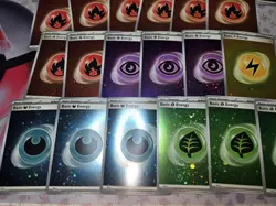 Pokemon 151 Energy Cosmos Holos NM. Lot Of 24 Cards. SWIRLS. TCG. - Image 2