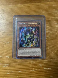 Yugioh, Toon Black Luster Soldier (BLCR-EN065) Secret Rare - NM - Image 1
