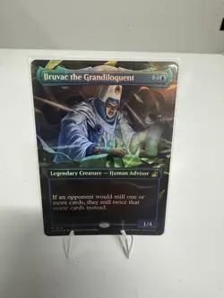 ✨MTG English Bruvac the Grandiloquent (Anime Borderless) NM Foil✨ - Image 1