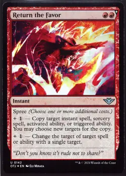Return the Favor - 142 Foil MTG OTJ - Image 1