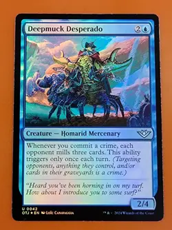 1x Deepmuck Desperado | FOIL | Outlaws of Thunder Junction | MTG Magic Cards - Image 1