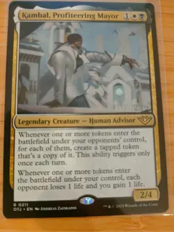MTG Kambal, Profiteering Mayor 0211 Outlaws of Thunder Junction M/NM Free UK P&P - Image 1