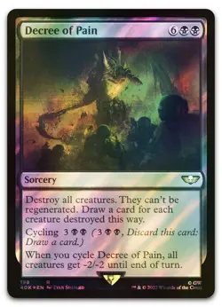 Decree of Pain (Surge Foil) #198 (NM) Warhammer 40,000 40K Magic MTG - Image 1