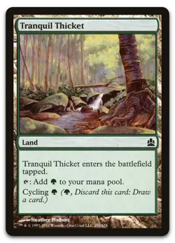 Tranquil Thicket #292 (NM) Commander CMD Magic MTG - Image 1