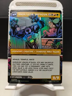 Eddie Brock/Venom, Lethal Protector - Borderless - Foil - SPM - #224 - NM - Image 2