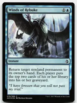 MTG Winds of Rebuke FOIL C Amonkhet 76 LP - Image 1