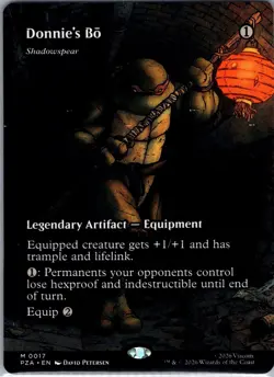 Donnie's Bo (Shadowspear) Teenage Mutant Ninja Turtles Borderless Mythic Rare - Image 1